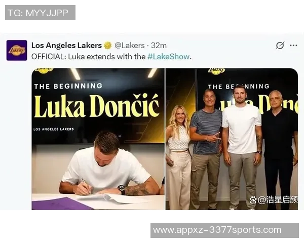 湖人官方推特发布东契奇与詹姆斯精彩数据海报引发球迷热议